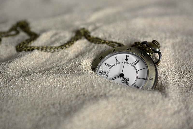 Clock and time concept